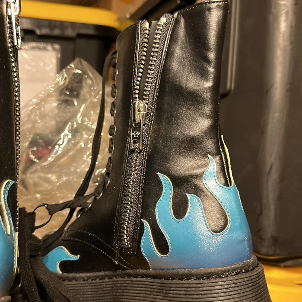 #38 Current mood, dolls, kill flame, vegan ankle boots, brand new - Picture 5 of 5